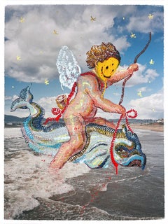 "PESCADO" Painting (FRAMED) 40" x 30" inch by Isaac Pelayo