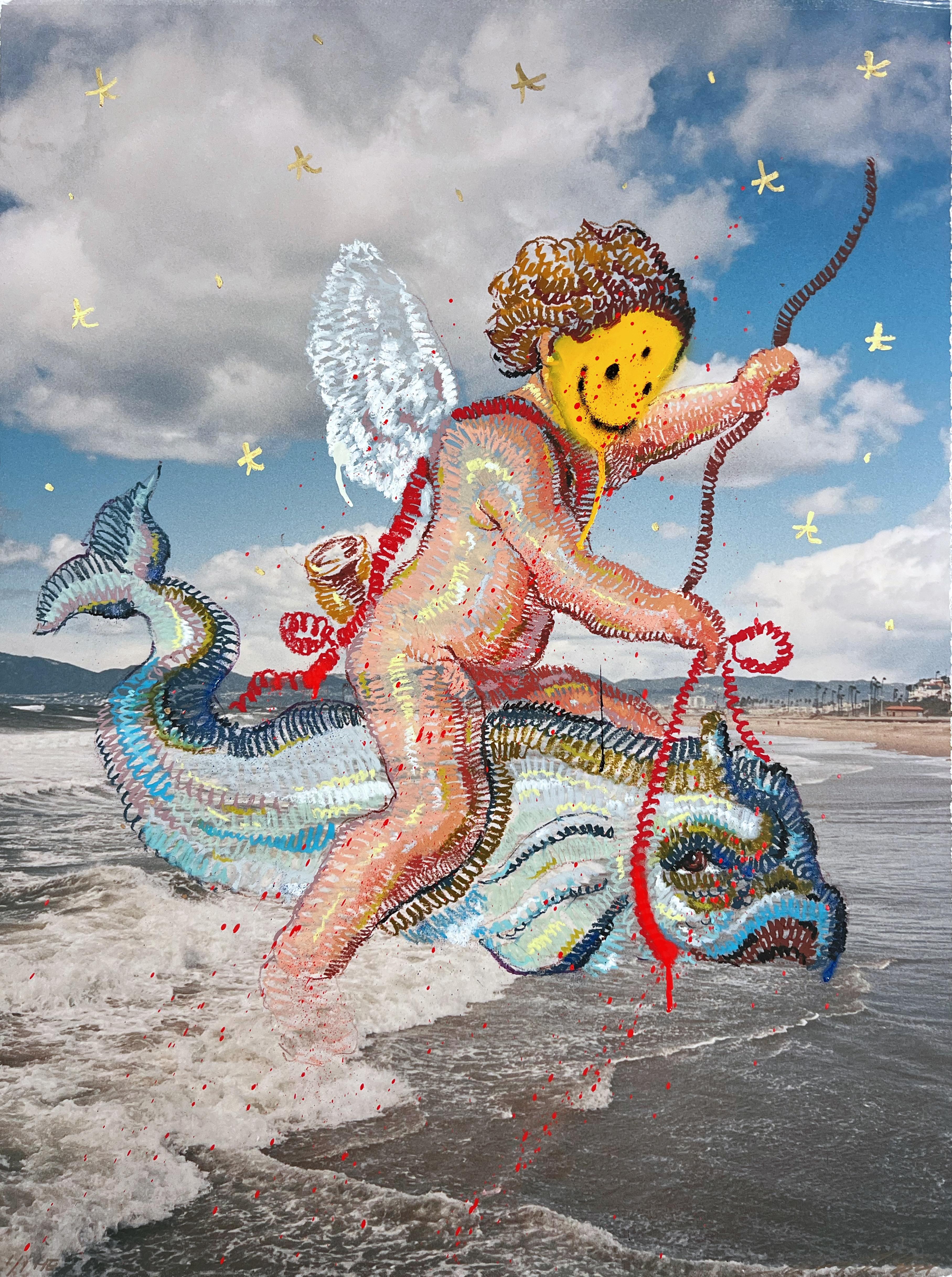 "PESCADO" Quadro (incorniciato) 40" x 30" pollici di Isaac Pelayo