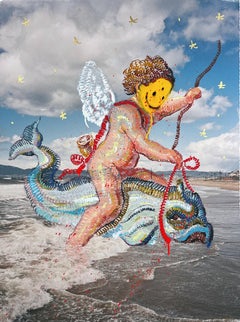 "PESCADO" Painting (FRAMED) 40" x 30" inch by Isaac Pelayo