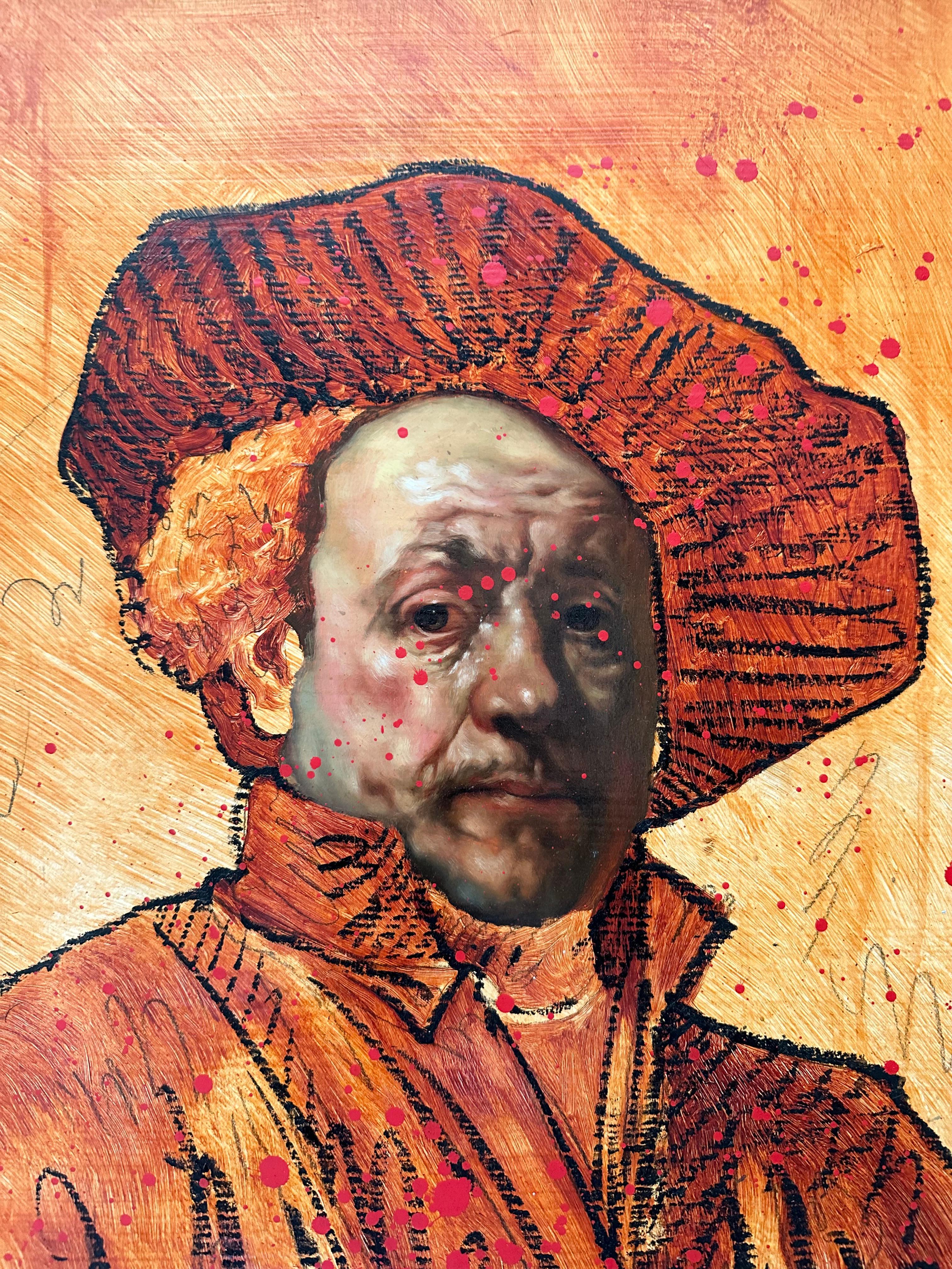 „Rembrandt El Chingon“ Gemälde (FRAMED) 23