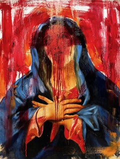 "Sonntagsgottesdienst Stimmungsschaukel" Ölgemälde (gerahmt) 40" x 30" Zoll von Isaac Pelayo