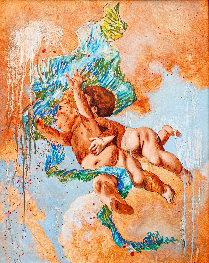 "Due per tango ma uno per..." Quadro (FRAMED) 29" x 23,5" pollici di Isaac Pelayo