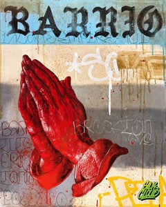 "Sin título 4" Pintura 30" x 24" pulgadas por Isaac Pelayo