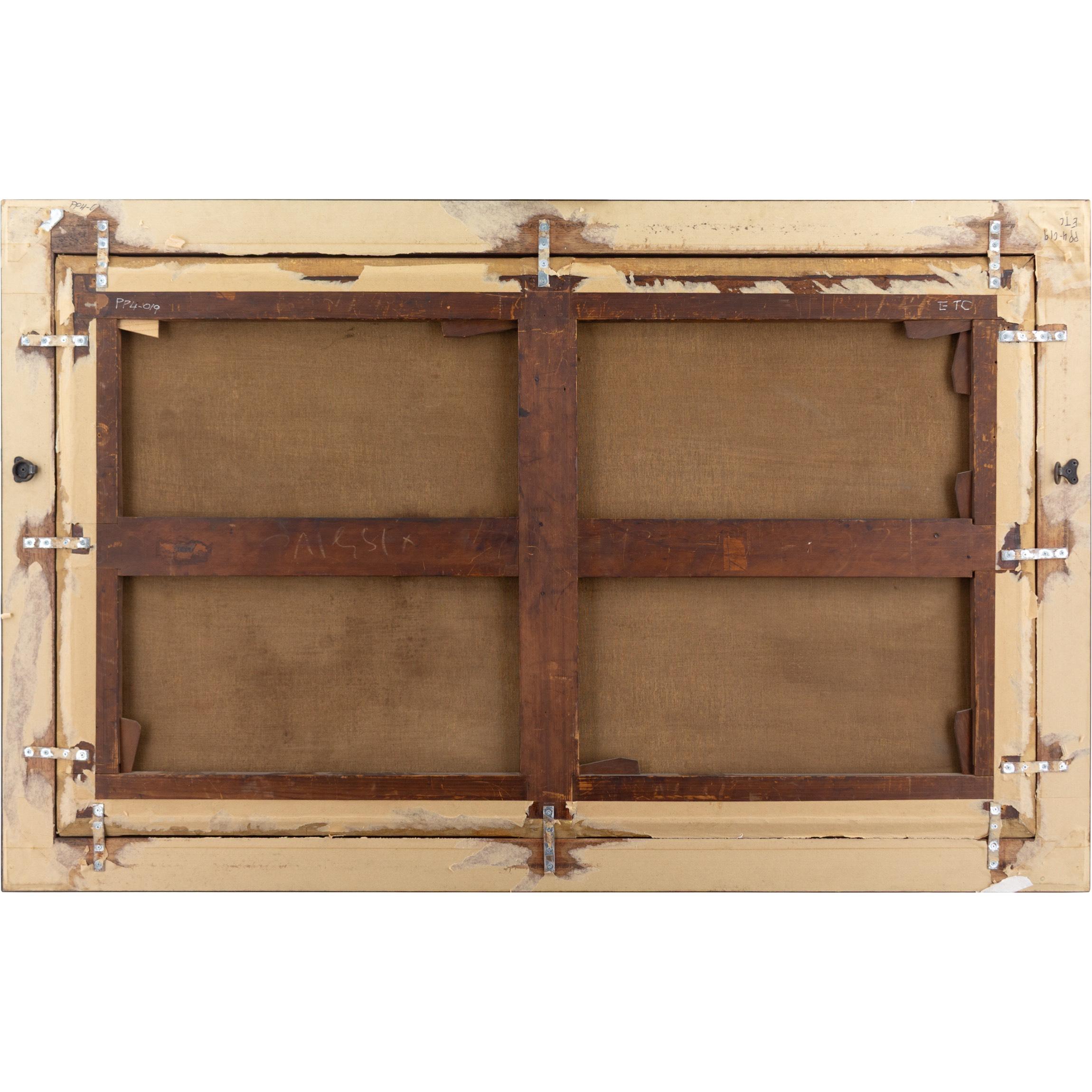 Énorme peinture de bataille marine du XVIIe siècle, un navire de guerre anglais affrontant des corsaires barbaresques en vente 3