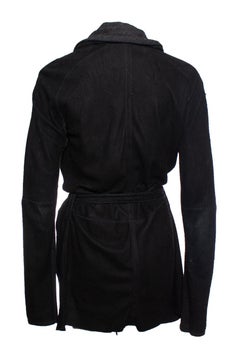 Isaac Sellam, leather wrap cardigan