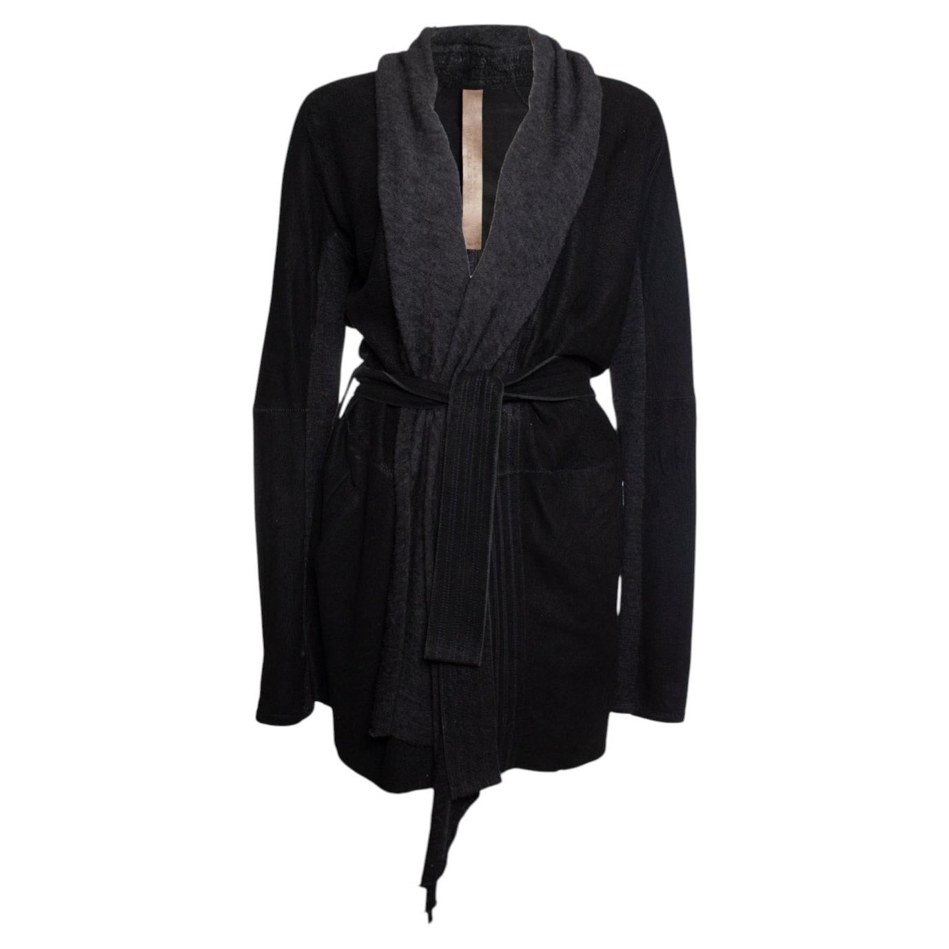 Isaac Sellam, leather wrap cardigan