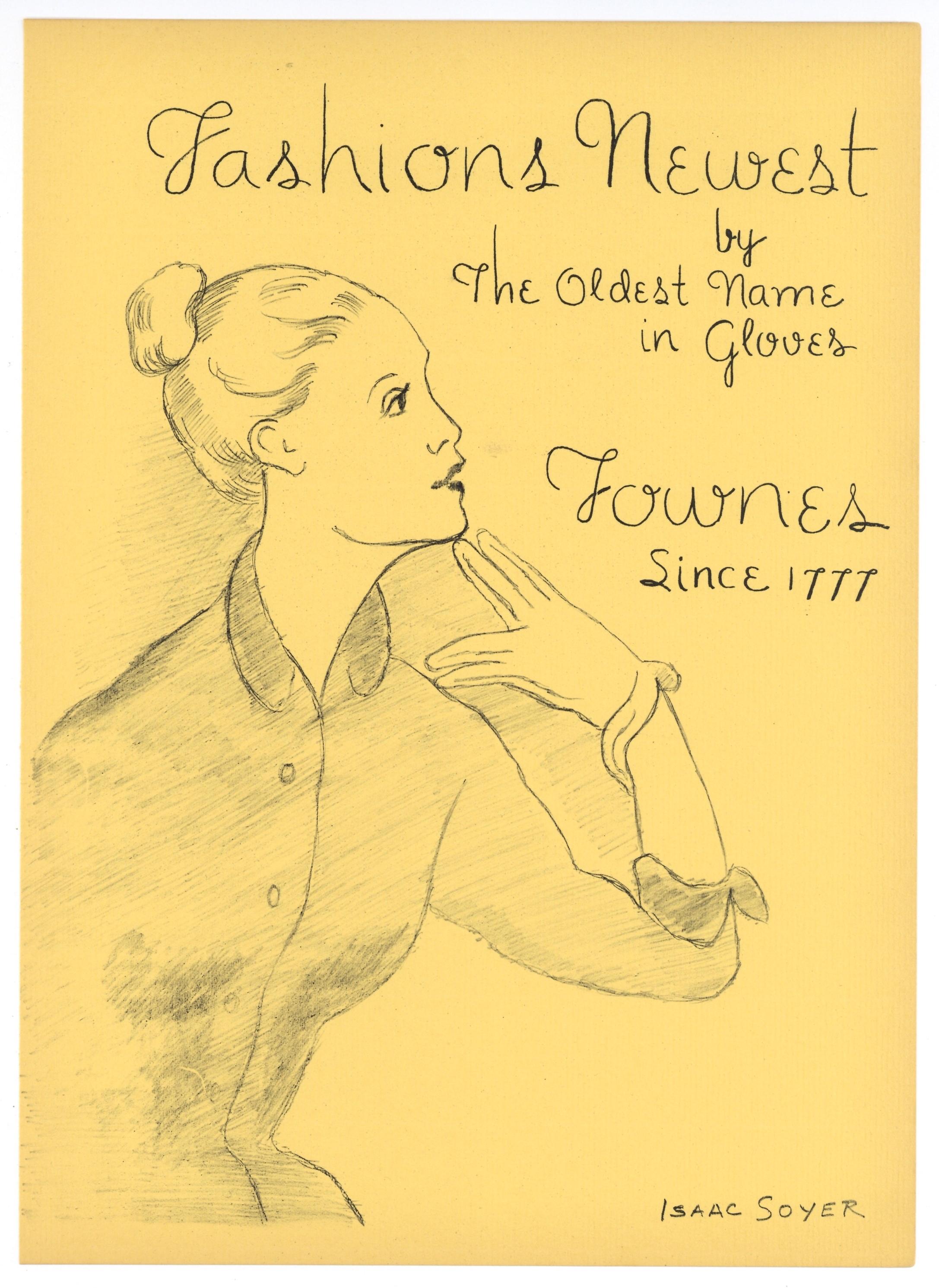 original lithograph - Print by Isaac Soyer
