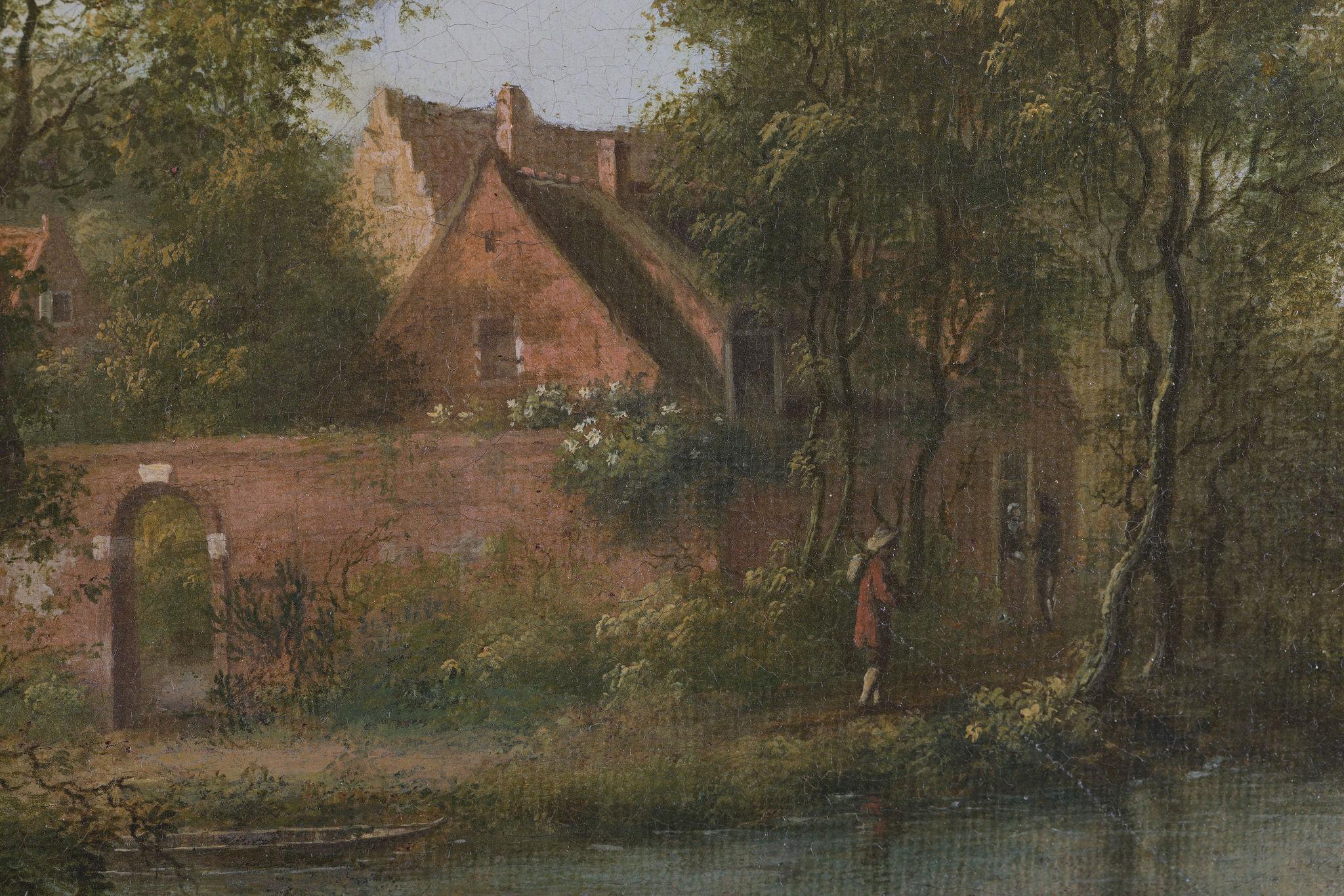 Voyageurs au bord d'un gîte