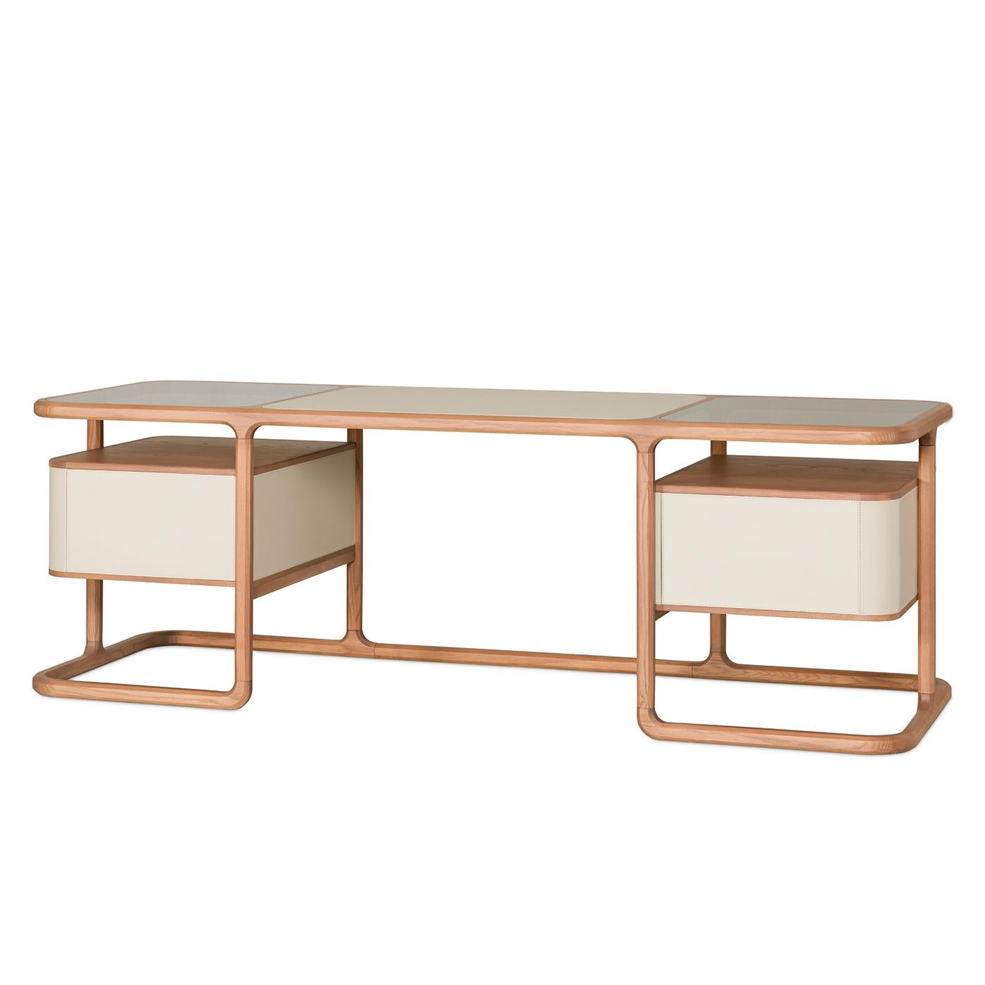  Isabel 2-Sided Desk By Libero Rutilo In New Condition For Sale In Milan, IT