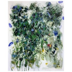 April Flowers, Oil Painting, Contemporary Landscape, 2024