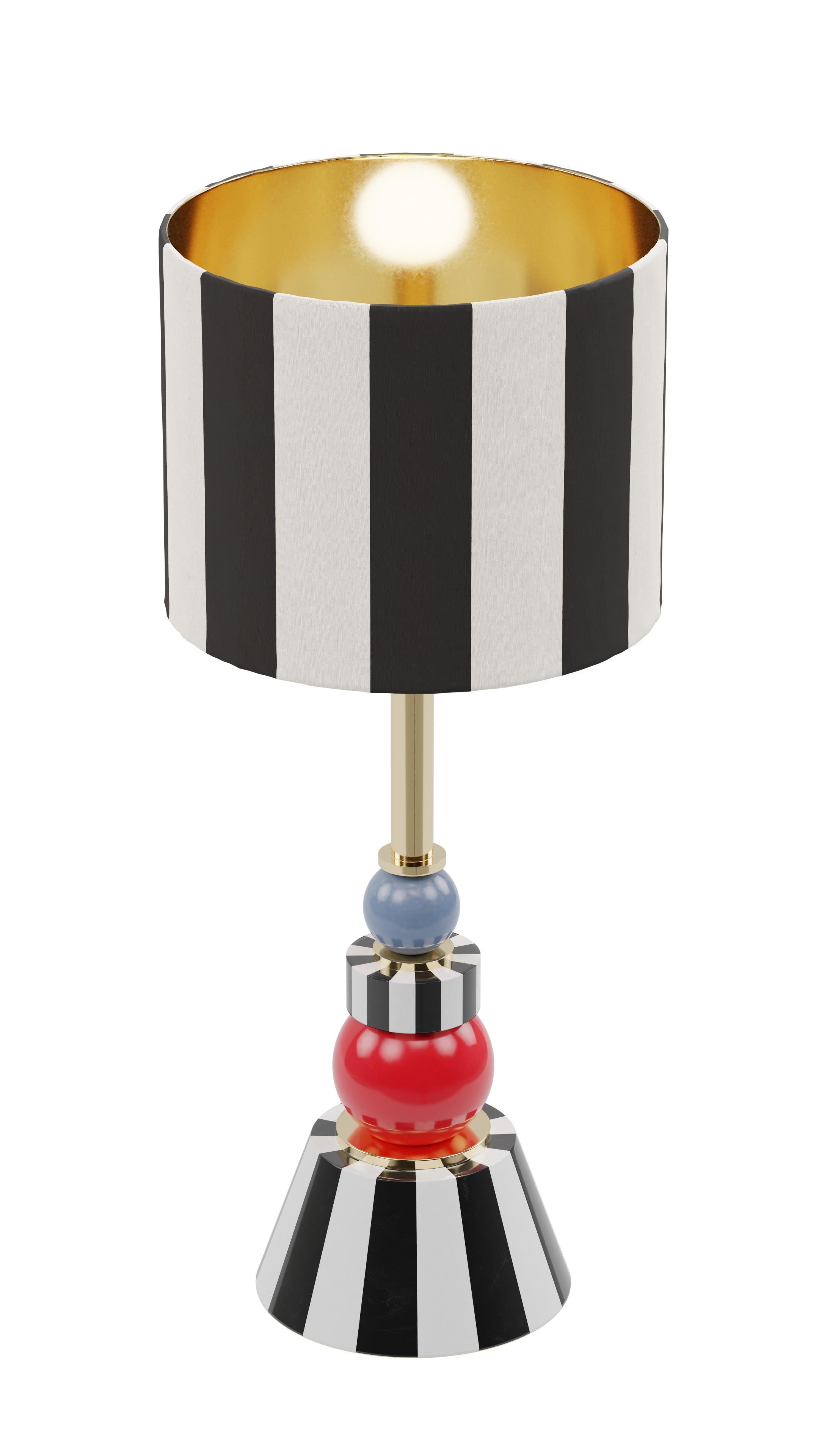 Modern Isabel Brass Table Lamp, Royal Stranger
