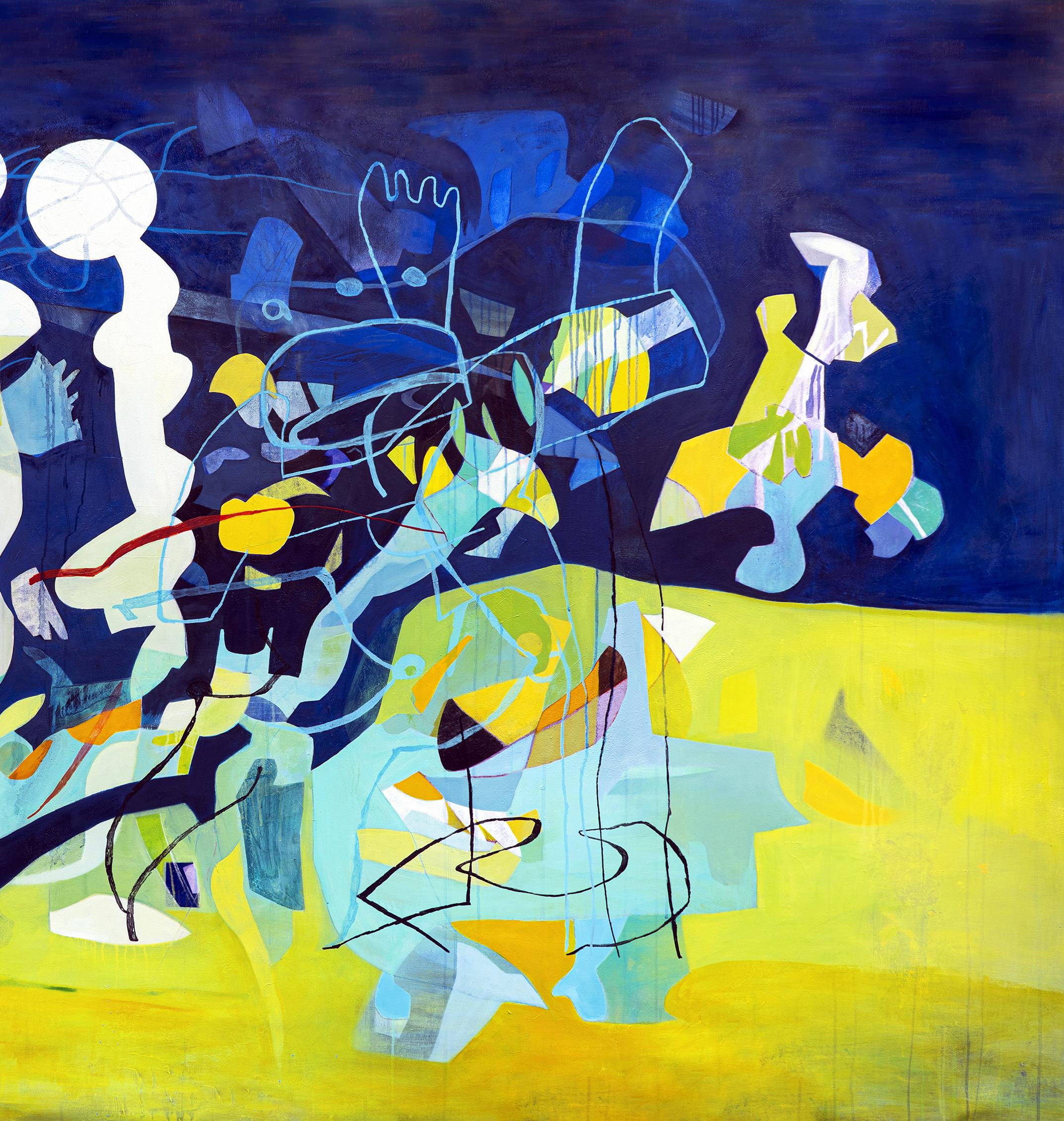 Isabel Brinck Abstraktes Ölgemälde auf Leinwand Titel 