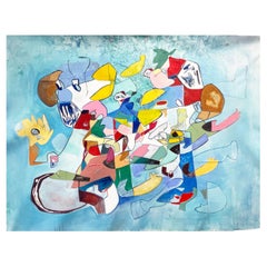 Isabel Brinck Original Abstract Painting on Canvas Titled "Perpetua"