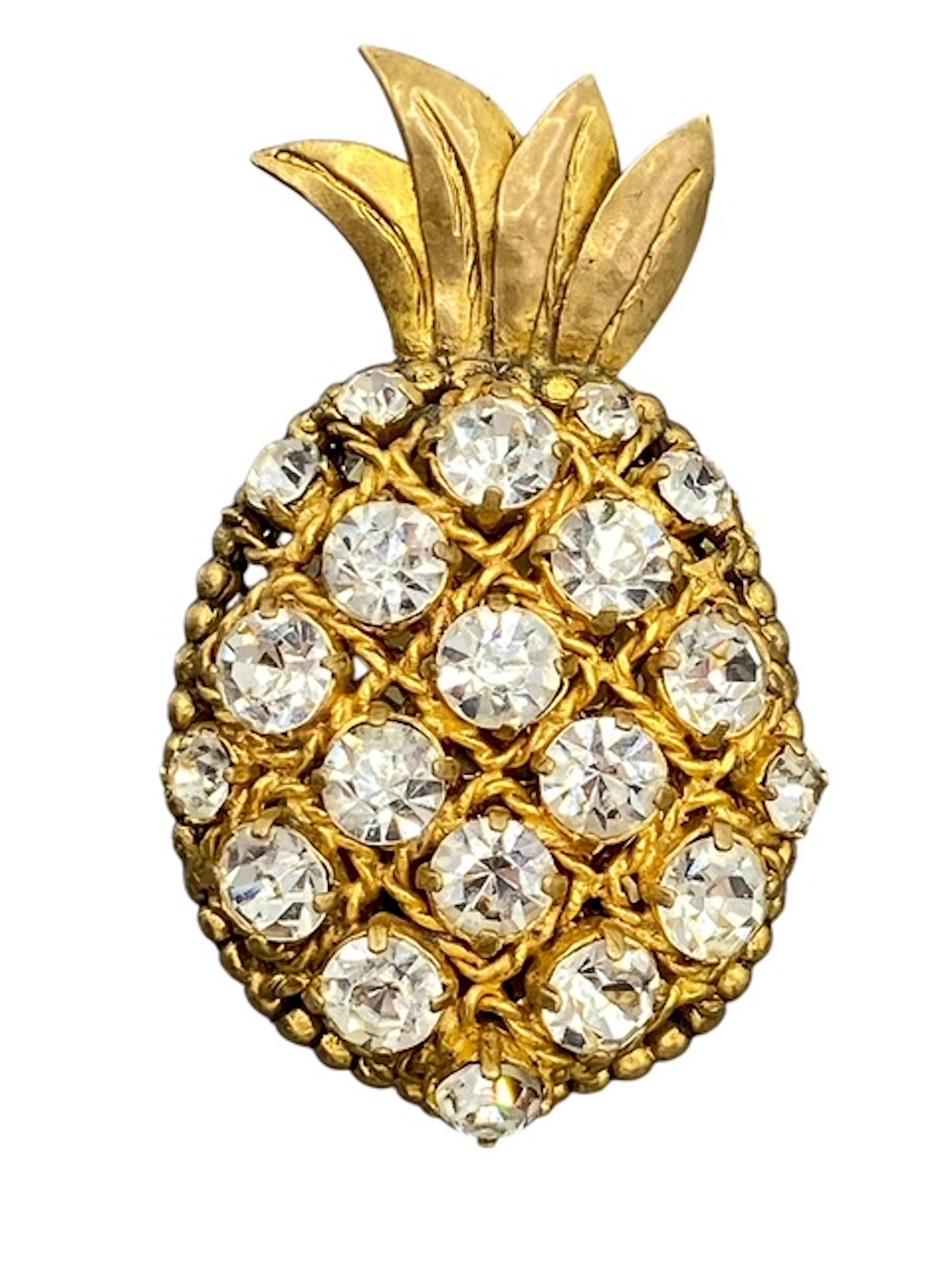Broche Piña Isabel Canoval años 80 en venta 8