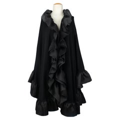 Mantella di seta nera Isabel Canovas