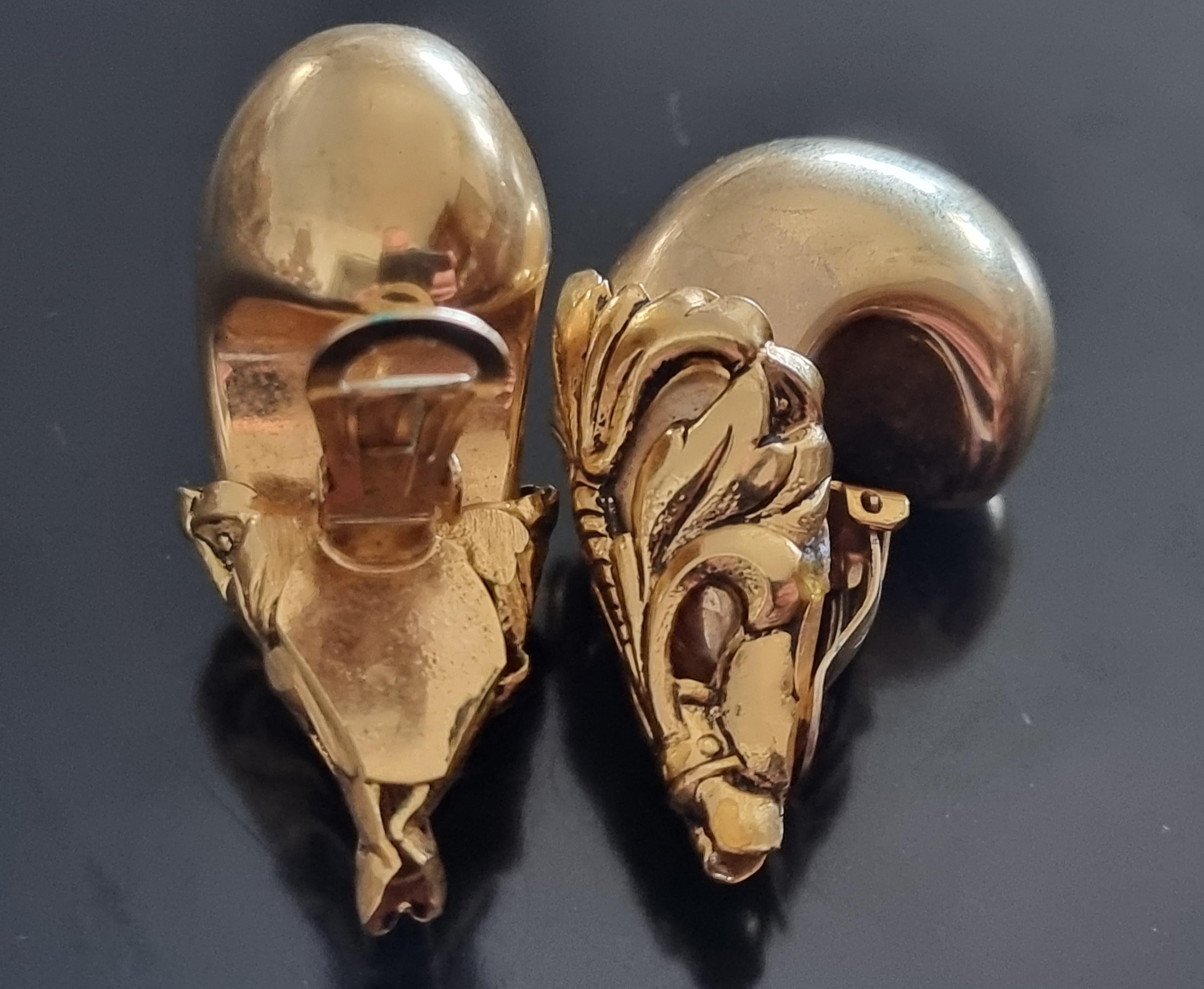 Isabel CANOVAS, Clip-on Earrings, vintage 80s For Sale 6