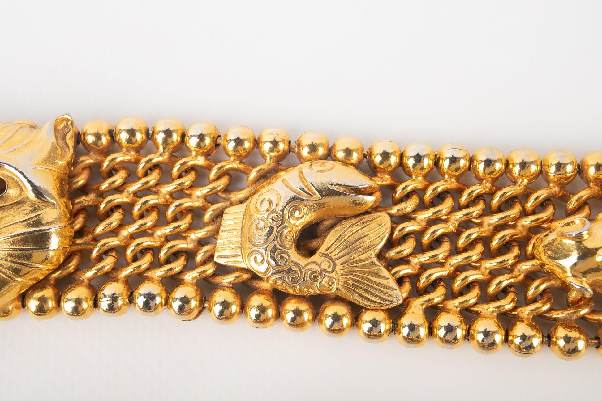 Isabel Canovas Chain Belt with Animal Shapes For Sale 2