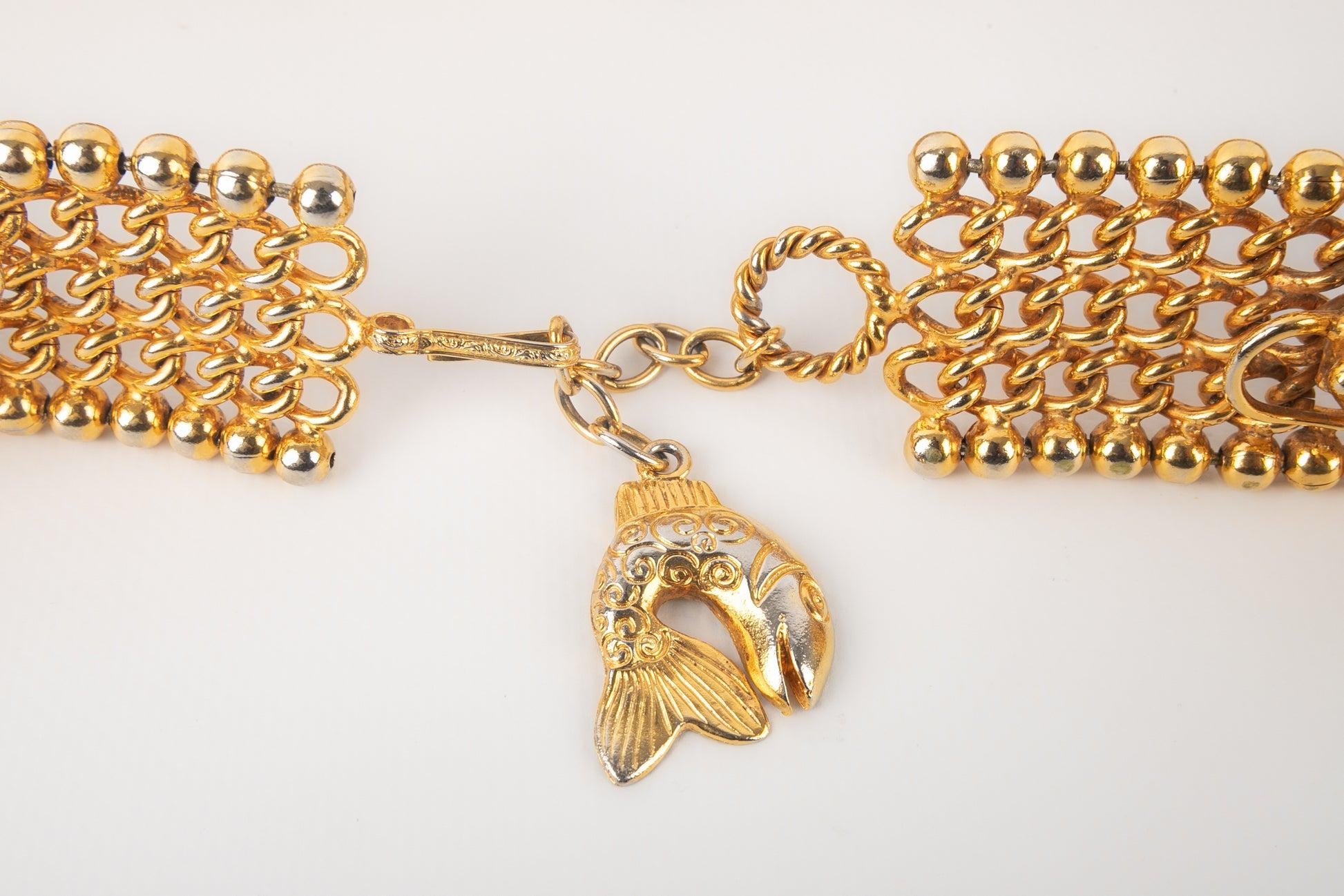 Isabel Canovas Chain Belt with Animal Shapes For Sale 3