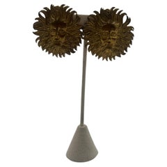 Vintage Isabel Canovas Clip-On Sun Earrings