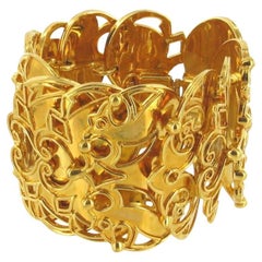 Vintage Isabel Canovas Golden Cuff