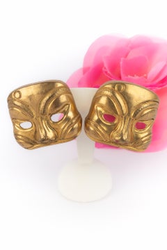 Isabel Canovas mask earrings