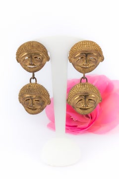 Isabel Canovas mask earrings