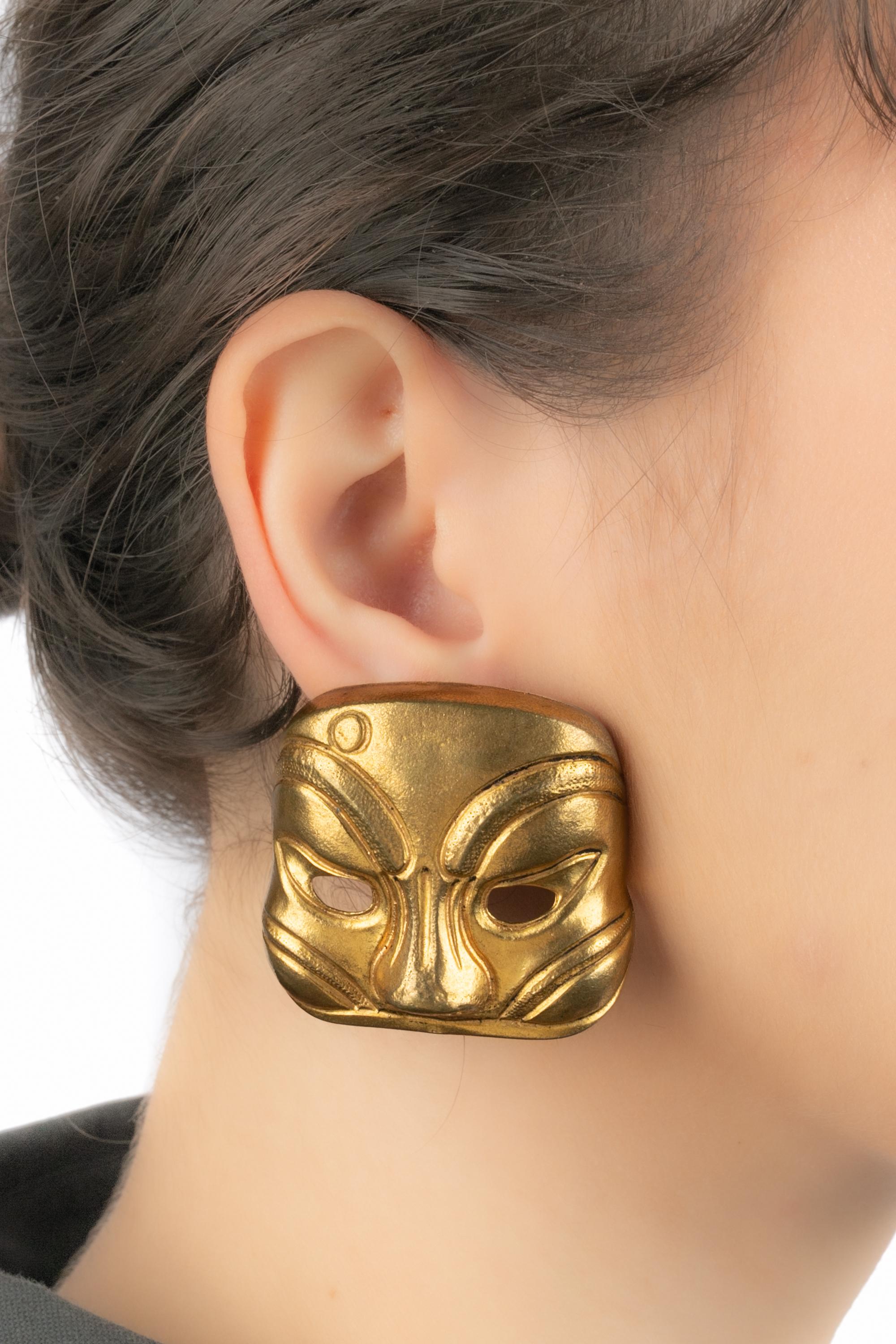 Orecchini a maschera Isabel Canovas in vendita 4