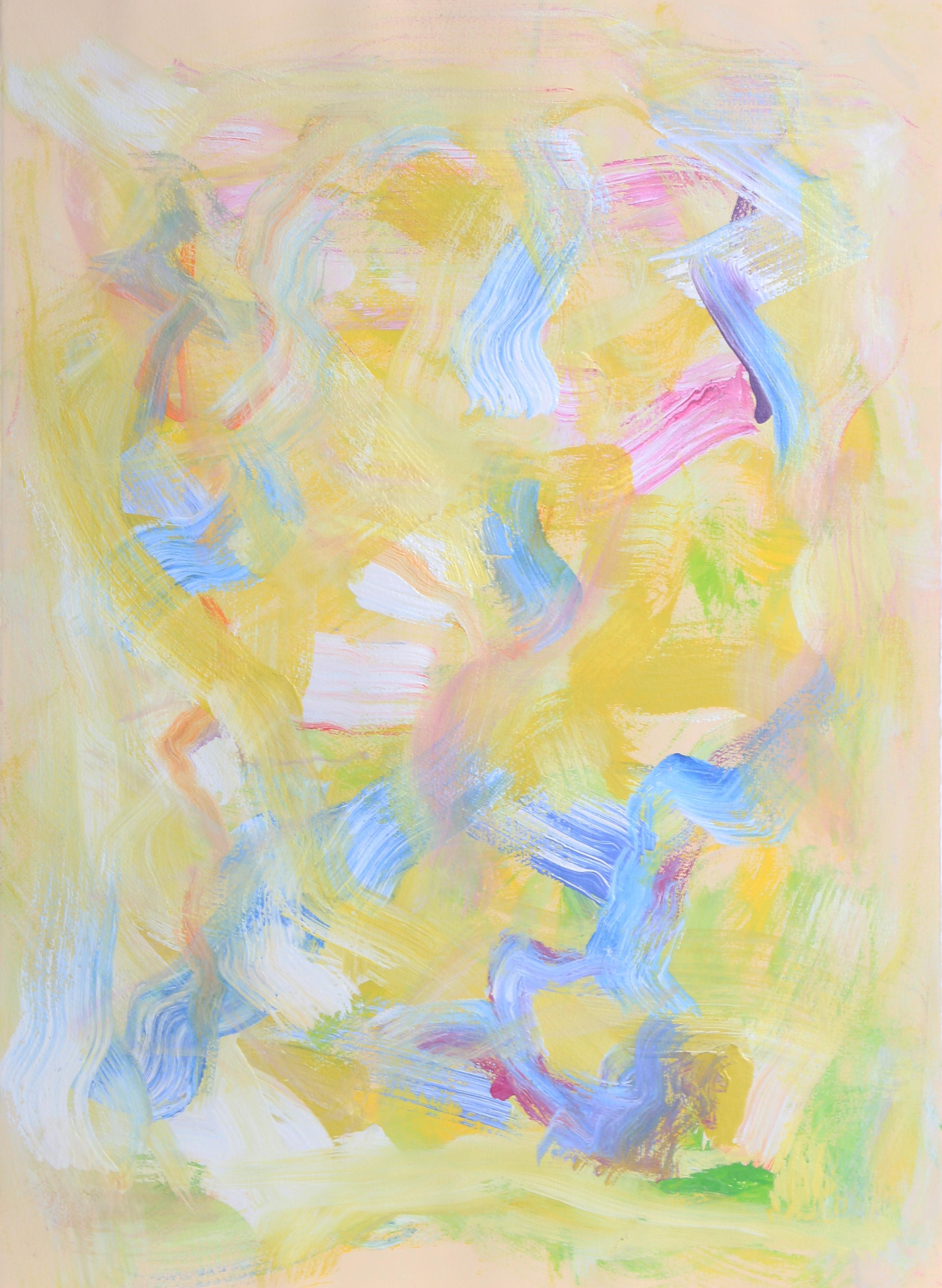 Abstract 5, Oil Painting on Paper by Isabel Gamerov