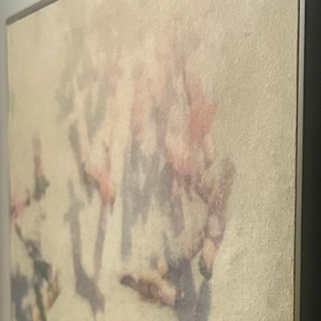 In this work we can observe a landscape that is not sunny that transmits tranquility and sadness.