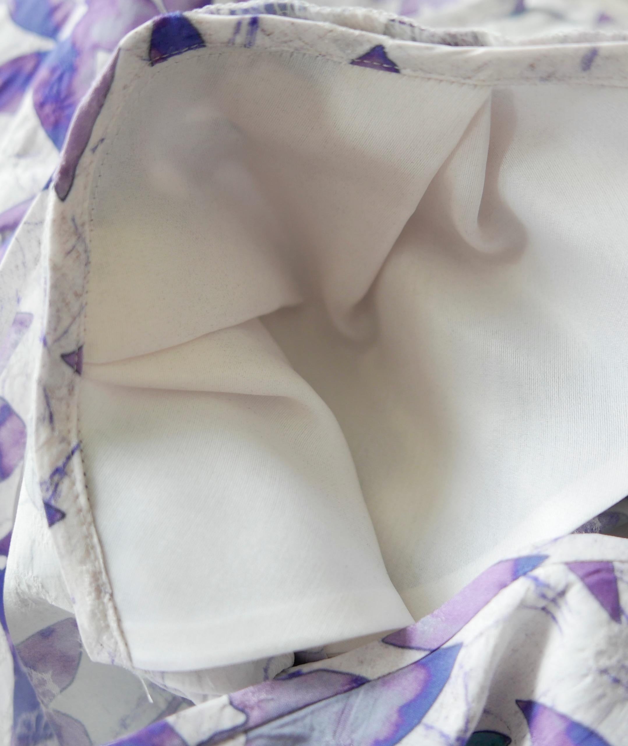 Isabel Marant Albisd Vestido de jacquard flocado floral morado 1
