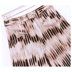 Isabel Marant AW19 Tie Dye Print High Waisted Jeans