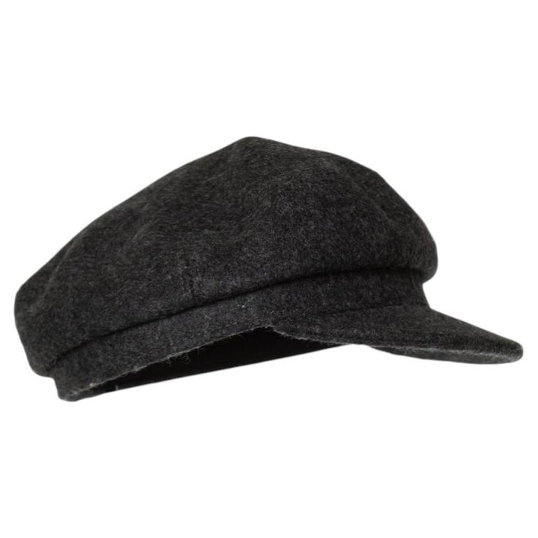 Isabel Marant, Baker boy cap in grey Isabel Marant - Evie virgin wool baker boy hat Isabel Marant main image 2