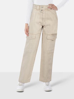Isabel Marant Jeans Cargo Beige Taglia S