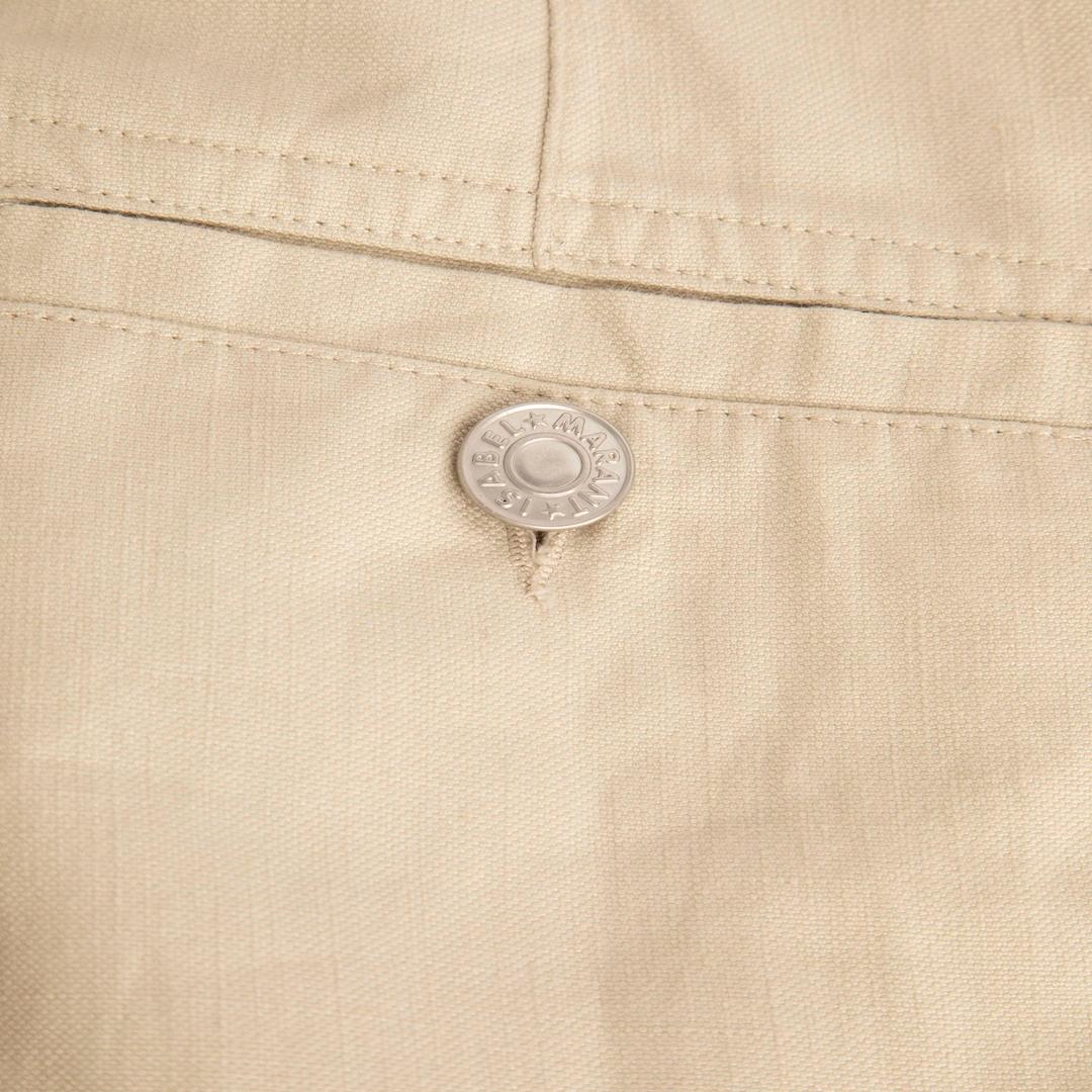 Isabel Marant Pantalones rectos Phil Beige Talla M en Bueno estado para la venta en London, GB