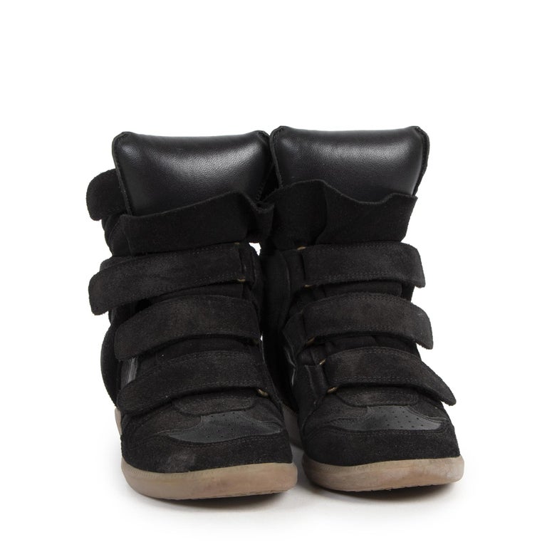 Isabel Marant Bekett Black High-Top Sneakers - Size 37 at 1stDibs ...