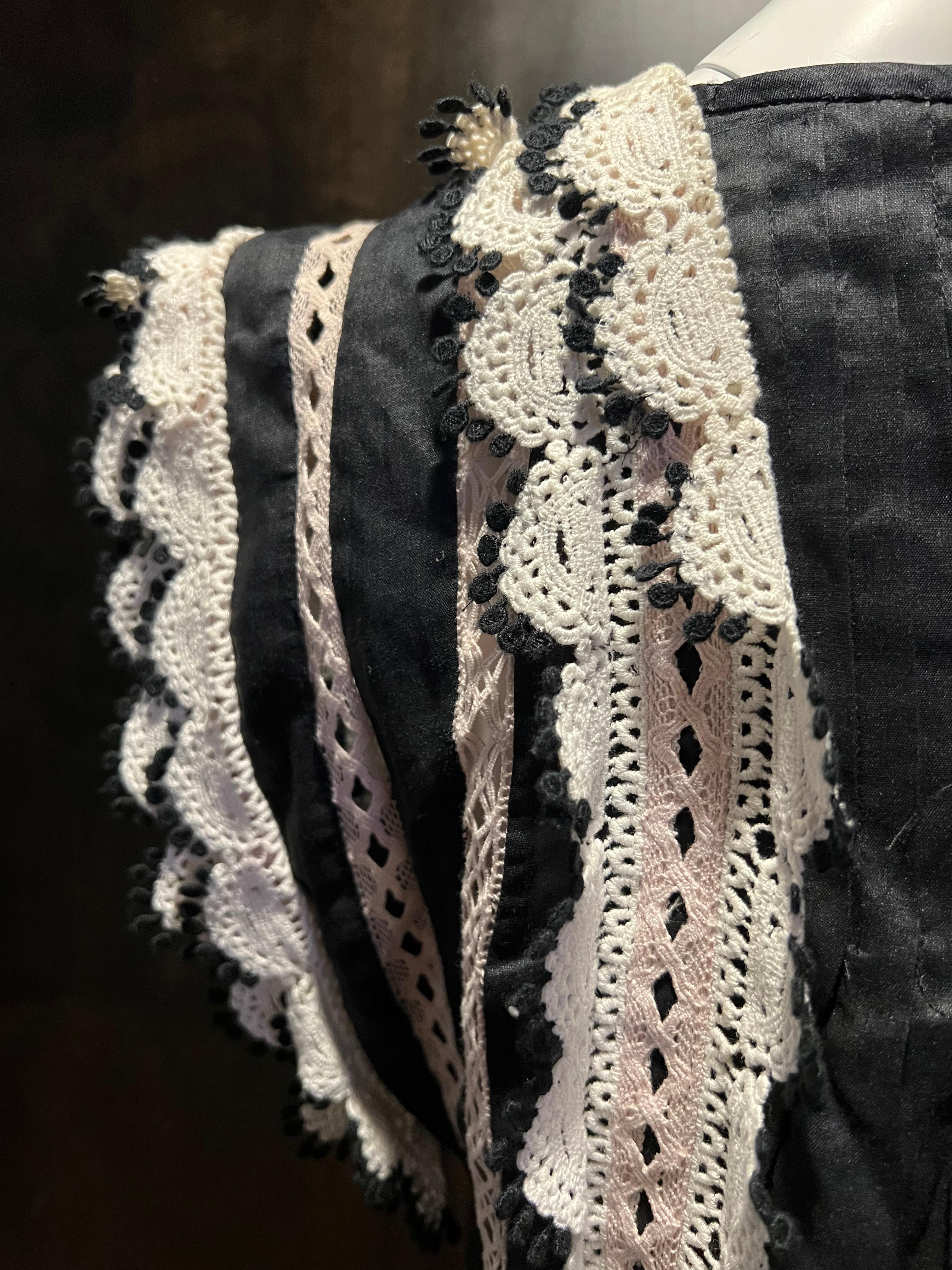 Camicetta Isabel Marant in bianco e nero, taglia 40 in vendita 2