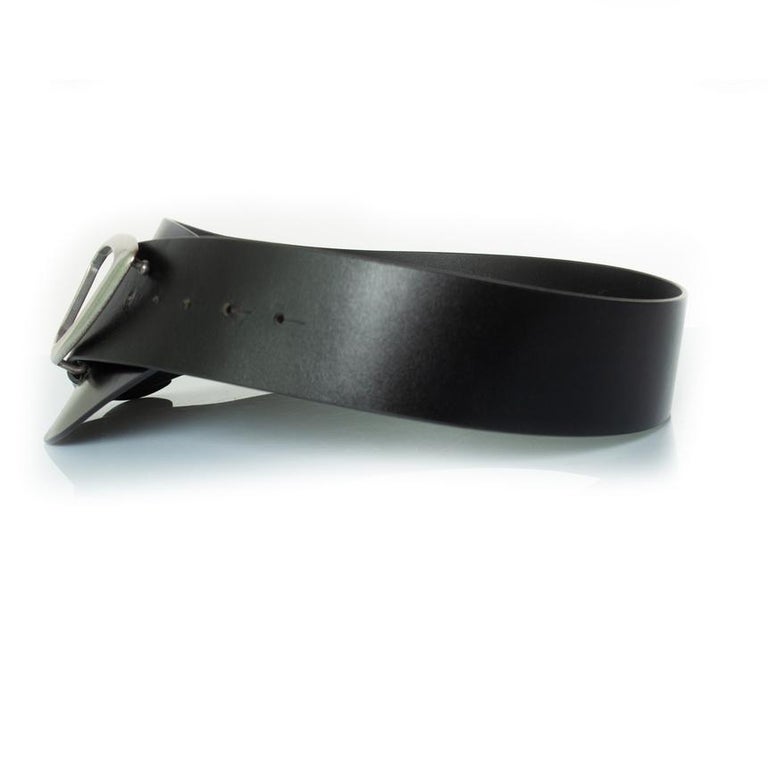 Isabel Marant, Black leather Linka belt For Sale at 1stDibs display picture 1