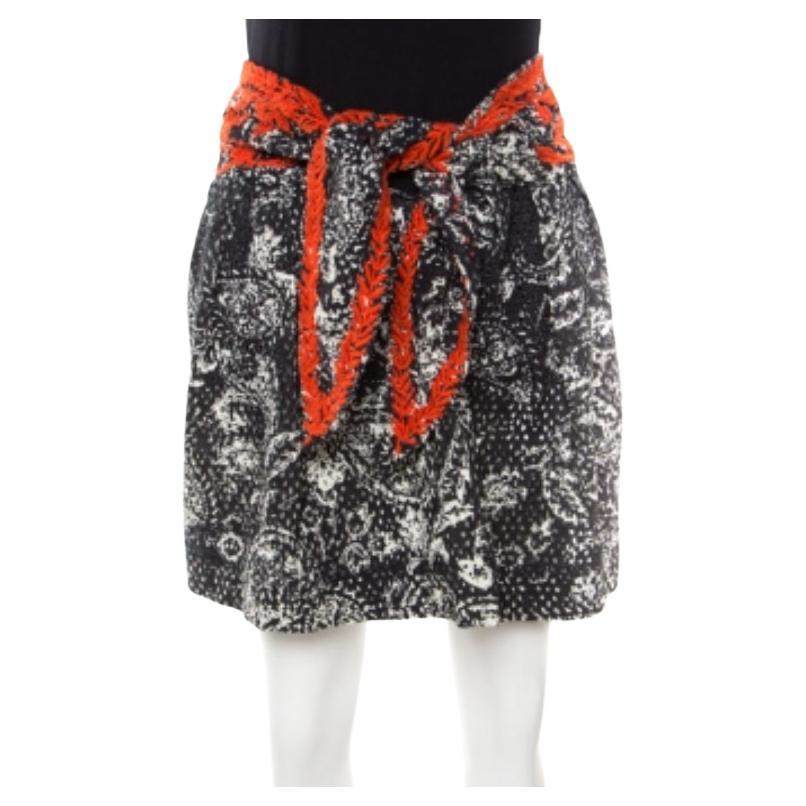 Isabel Marant Gonna a pieghe in cotone ricamato con occhielli in rosso e Isabel Marant Gonna a pieghe in cotone ricamato con occhielli in rosso e Isabel Marant Gonna a pieghe in cotone ricamato con occhielli in rosso e Isabel Marant Gonna a pieghe in cotone ricamato con occhielli in cotone ⧏34⧐