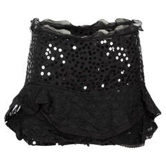 Isabel Marant mini-jupe noire à sequins, taille M