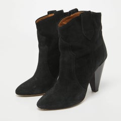 Isabel Marant Botines de ante negro Talla 37