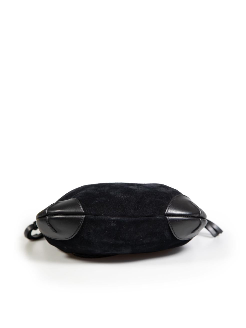 Women's Isabel Marant Black Suede Tyag Crossbody Bag