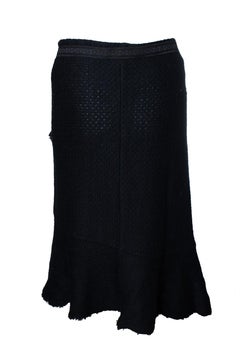 Isabel Marant, Black wool wrap skirt