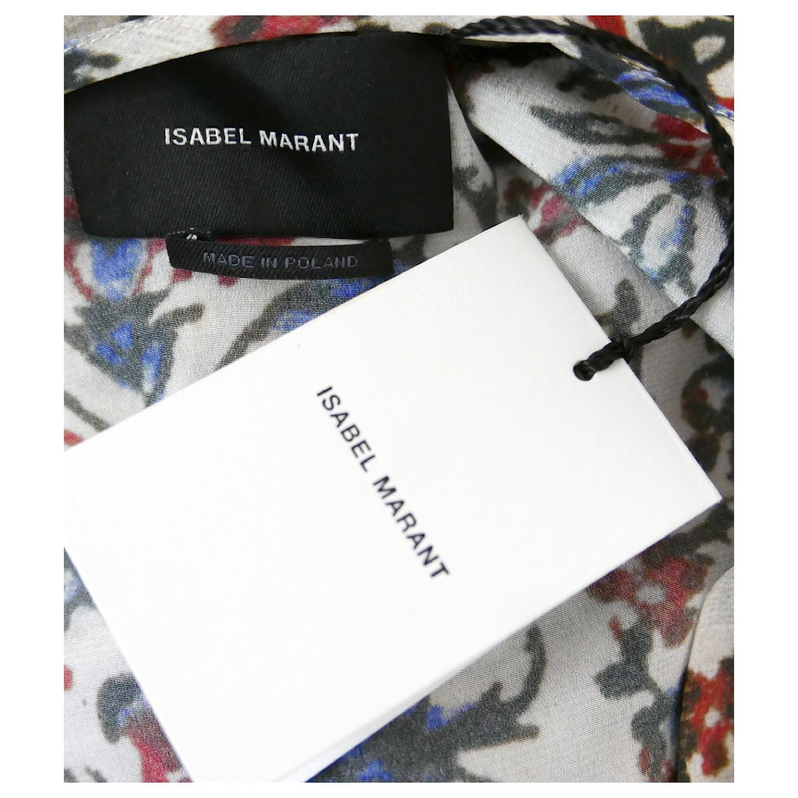 Isabel Marant Blaine Floral Stretch Silk Dress For Sale 2