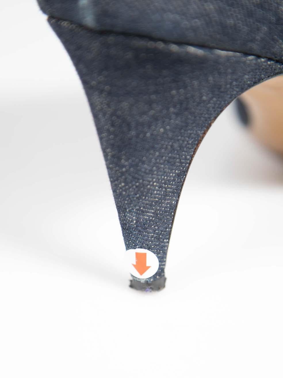 Isabel Marant Blue Denim Pumps Size IT 41 For Sale 1