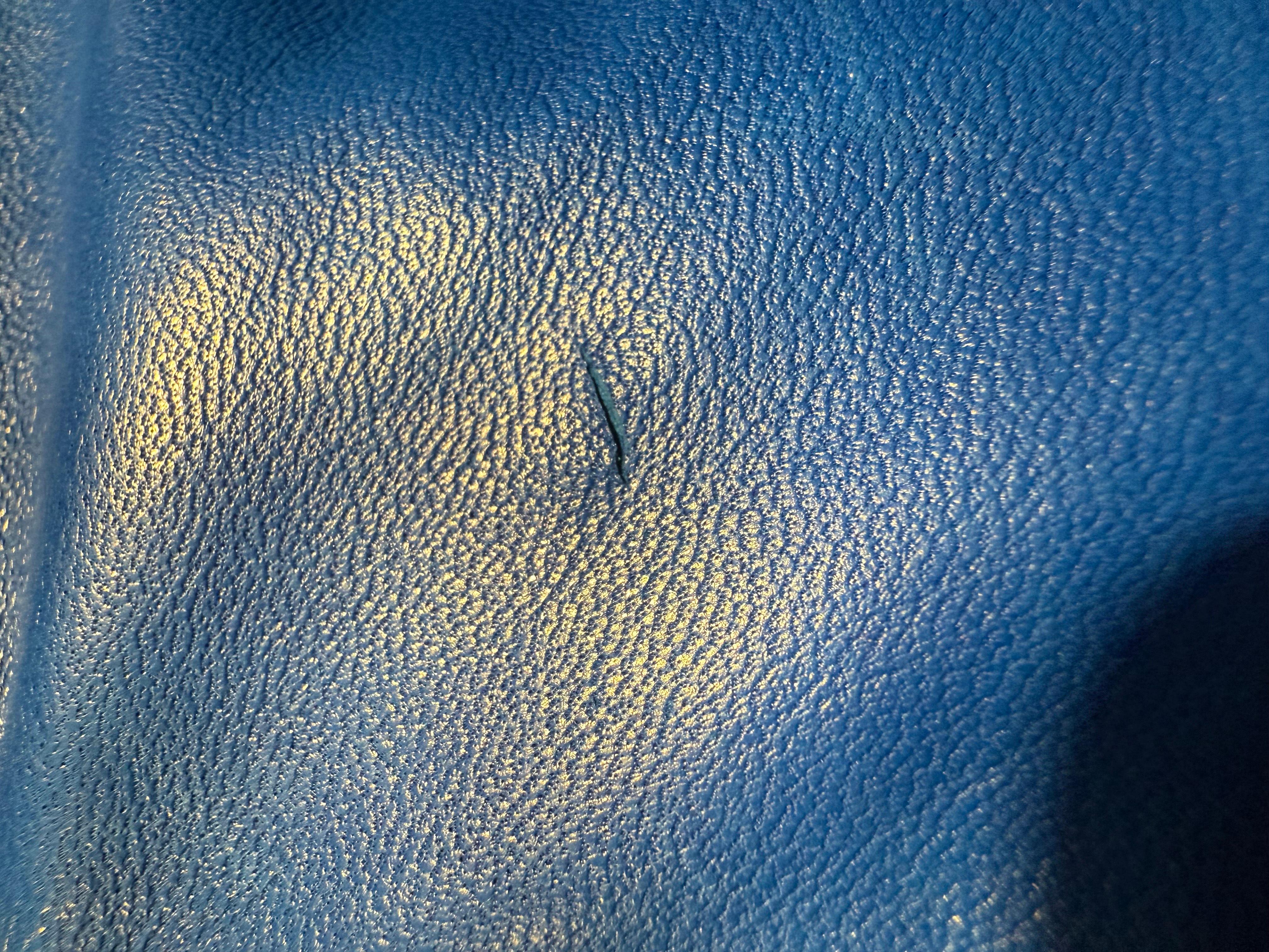 Isabel Marant Giacca in pelle di agnello blu FR 38 / IT 42 in vendita 6