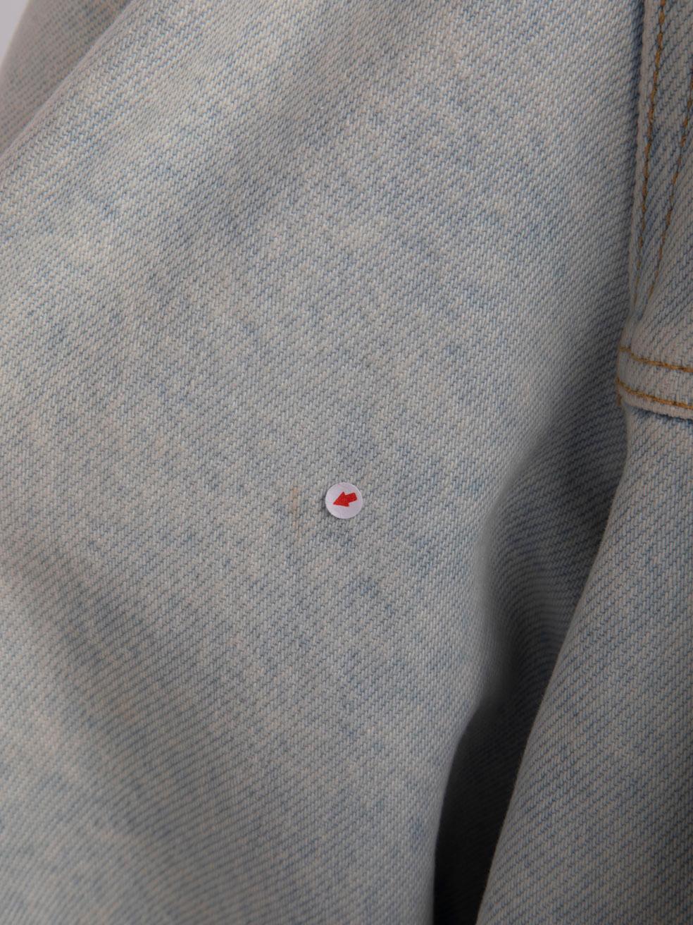 Isabel Marant Blue Shearling Lined Denim Jacket Size M For Sale 3