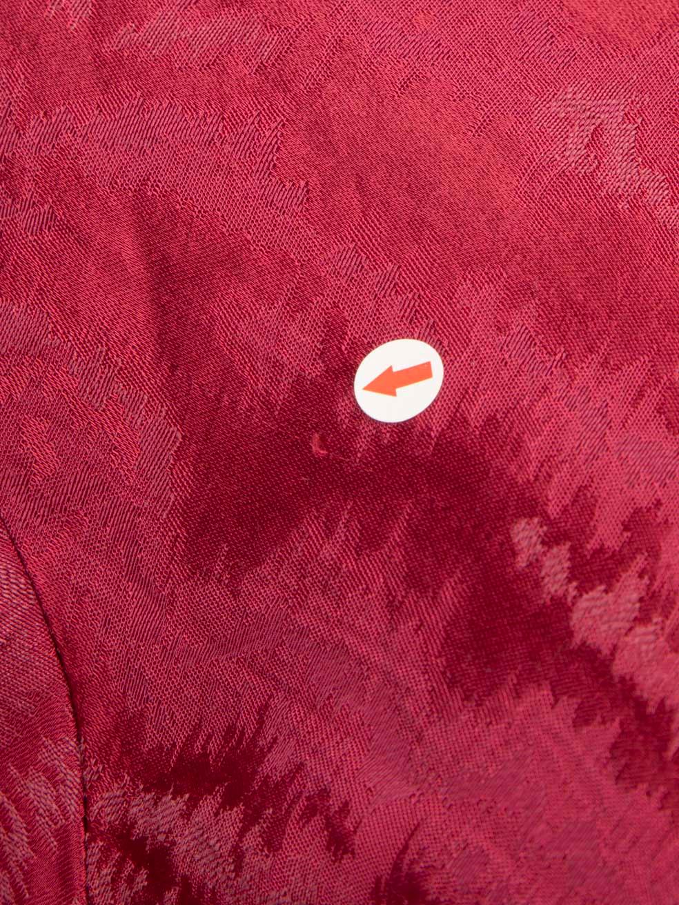 Isabel Marant Burgundy Ruffle Trim Dress Size M For Sale 1