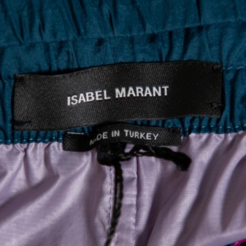 Women's Isabel Marant Color Block Synthetic Raruso Joggers M For Sale