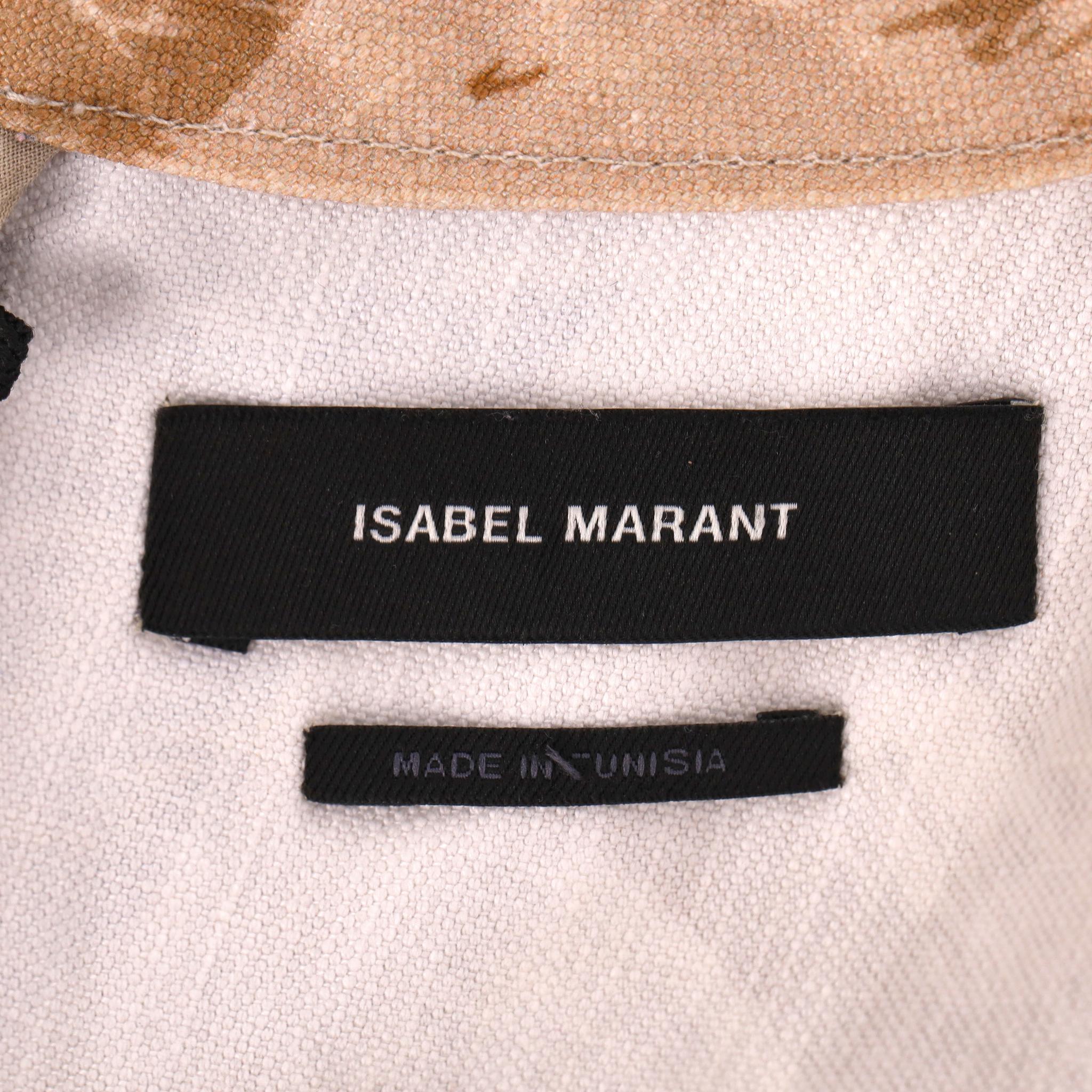 Mini abito in cotone e lino di Isabel Marant in vendita 3