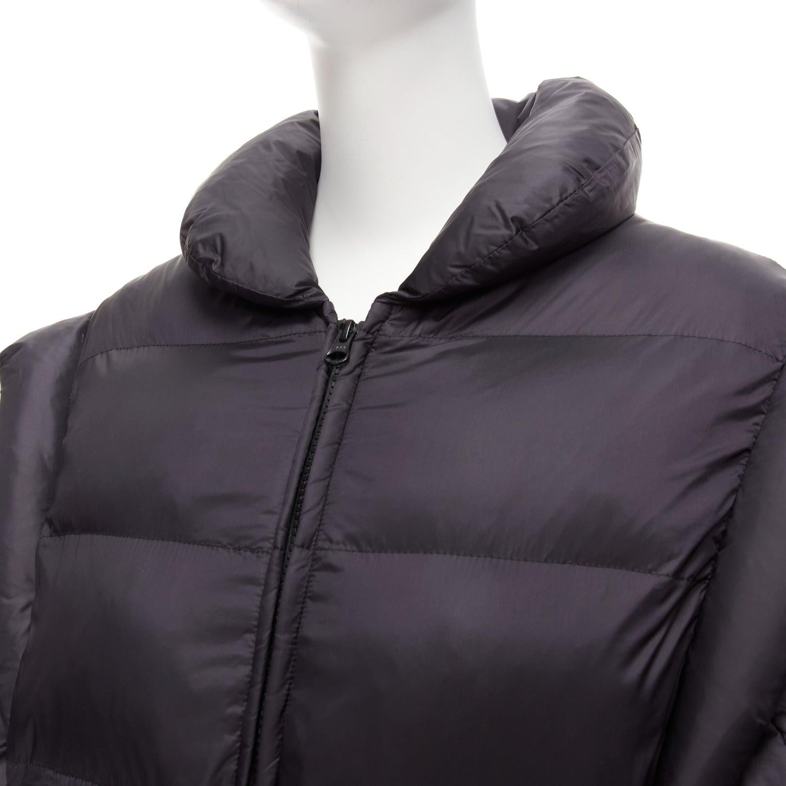 ISABEL MARANT Darsha Convertible black quilted puffer padded shell jacket FR38 M For Sale 5